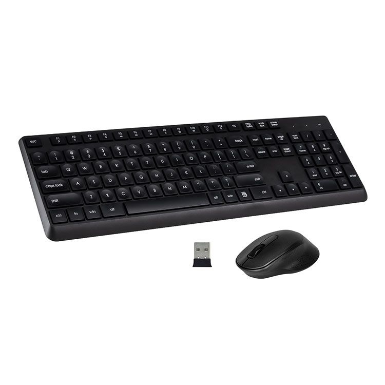 2.4G keyboard nirkabel lan combo mouse