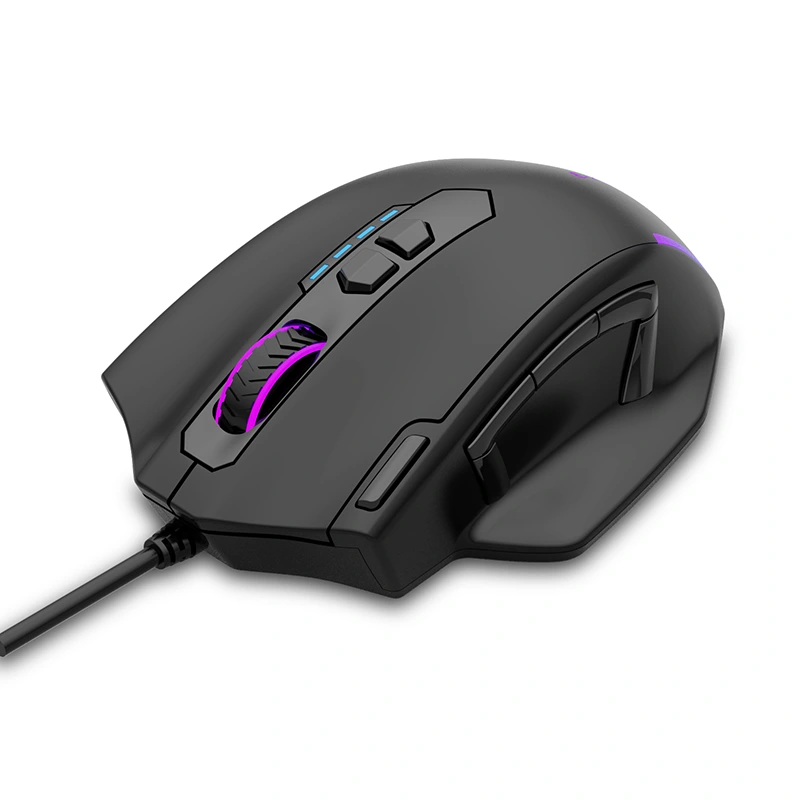 Apa sampeyan ngerti produk game wired kabel wired 5 tingkat 12400 dpi?