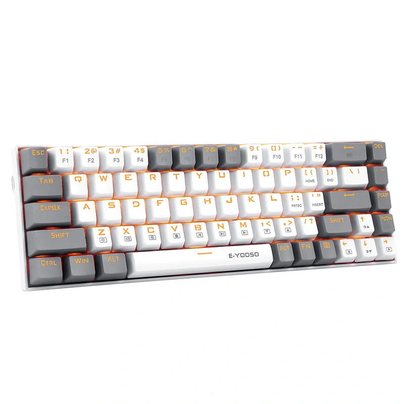 68keys Mechanical Gaming Kabel LED Backlit Keyboard