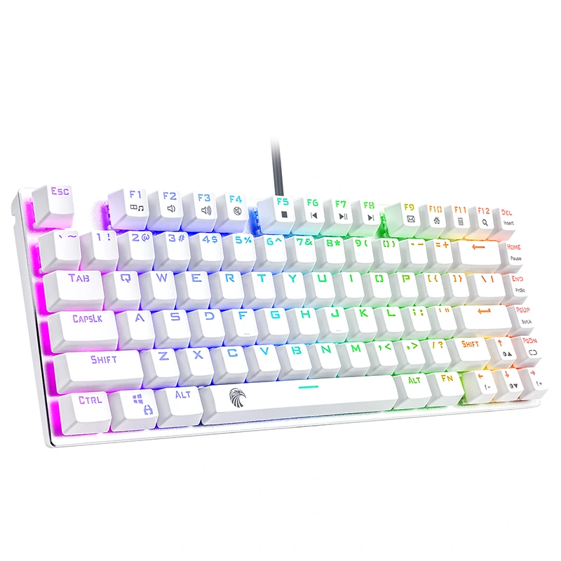 81 Tombol RGB Mekanik Gaming Keyboard