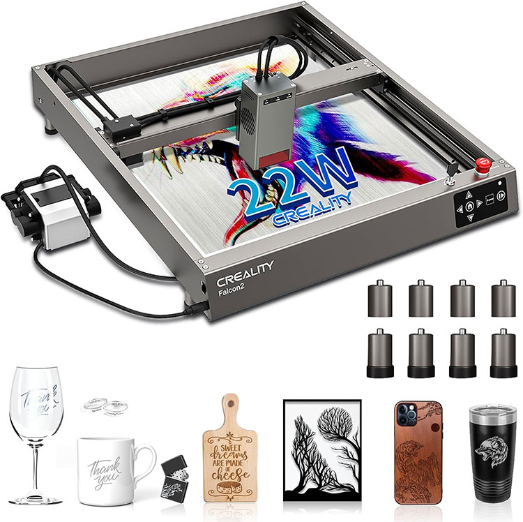 Falcon 22W output laser pemotong laser diy laser engraver