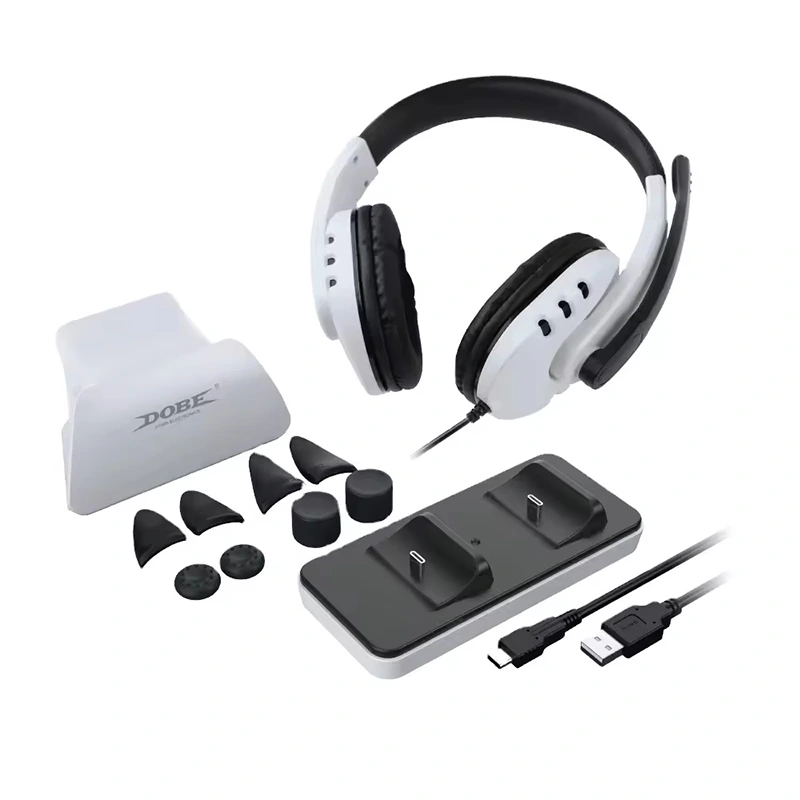 Game Controller 12 in 1 Set Kursi Pangisi Daya Headphone Kabel