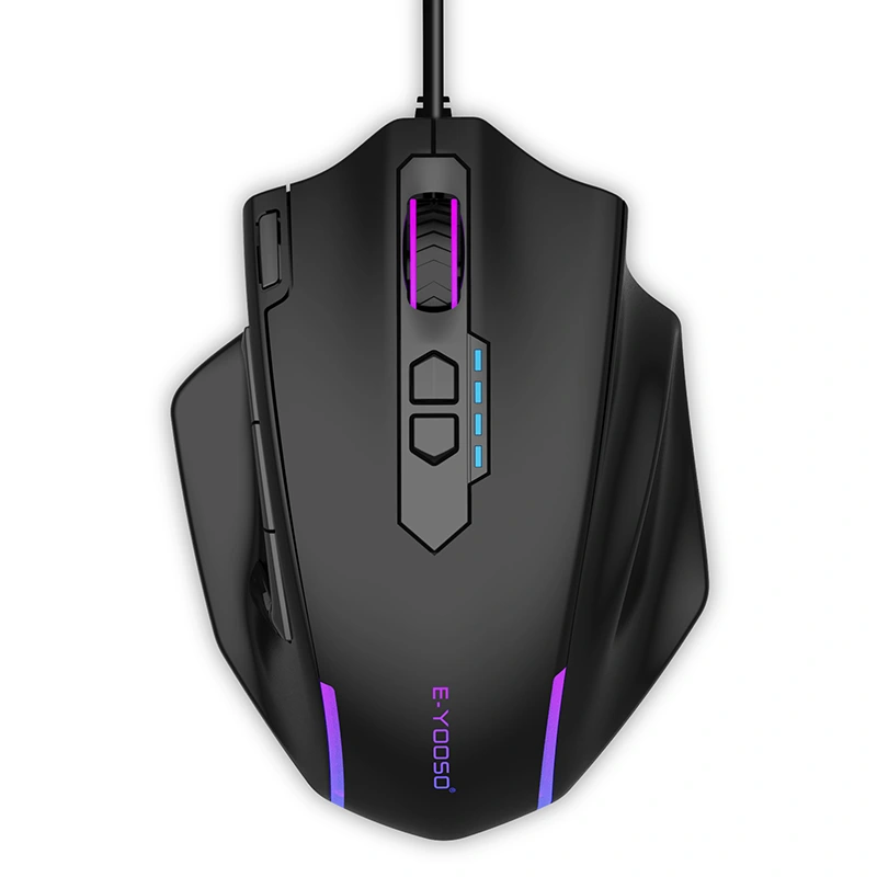 Mouse game kabel gedhe 5 Level 12400 DPI