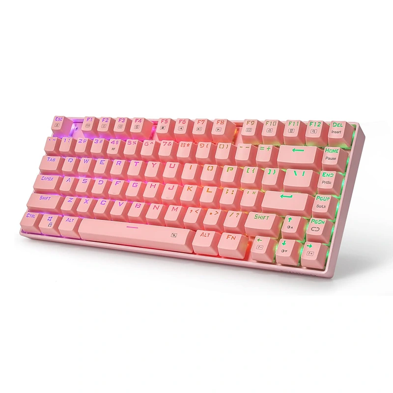 Keyboard Mekanik Nirkabel 2.4Ghz/USB 81keys